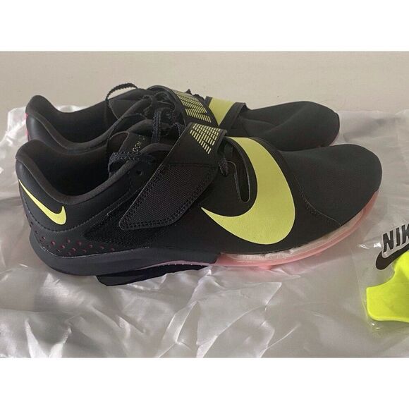 Men’s Sz 9 Nike Air Zoom LJ Elite Track & Field Jumping Spikes CT0079-001 W/Bag - Picture 5 of 10